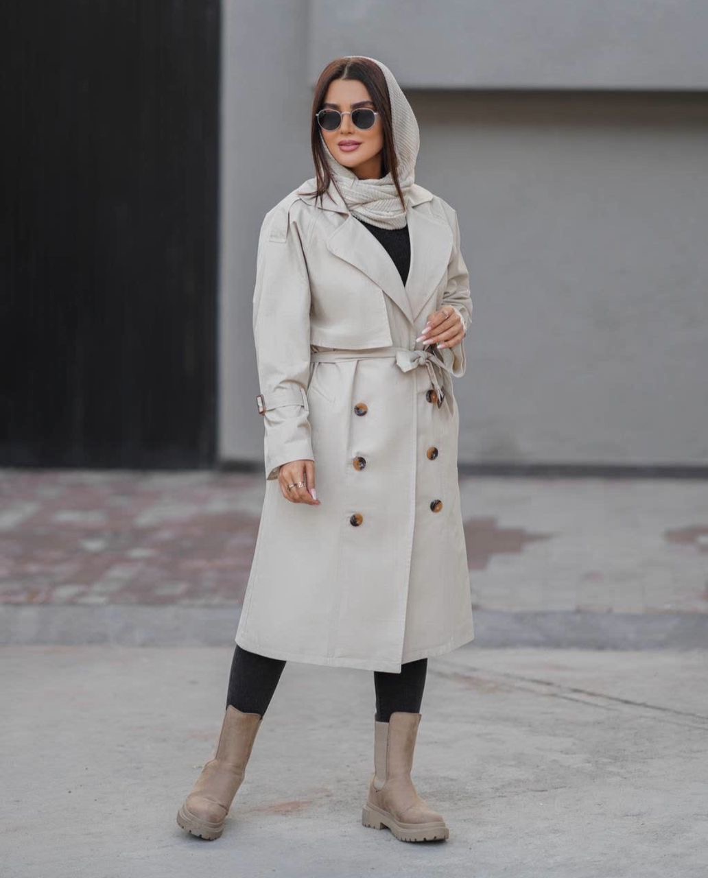 بارونی زنانه جنس کتان تی سی استردار